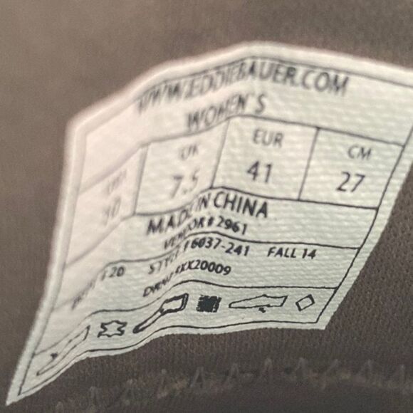 Eddie Bauer Wm’s Sz 10 Tan Suede Casual Low Top Slip On Comfort Loafer Shoes - Picture 8 of 8